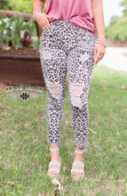 Load image into Gallery viewer, ALL THE SASS SKINNIES IN LEOPARD