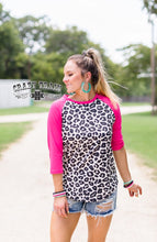 Load image into Gallery viewer, LEAVE IT TO LEOPARD RAGLAN