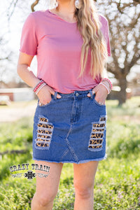 MEOW WOW SKIRT ** Leapord